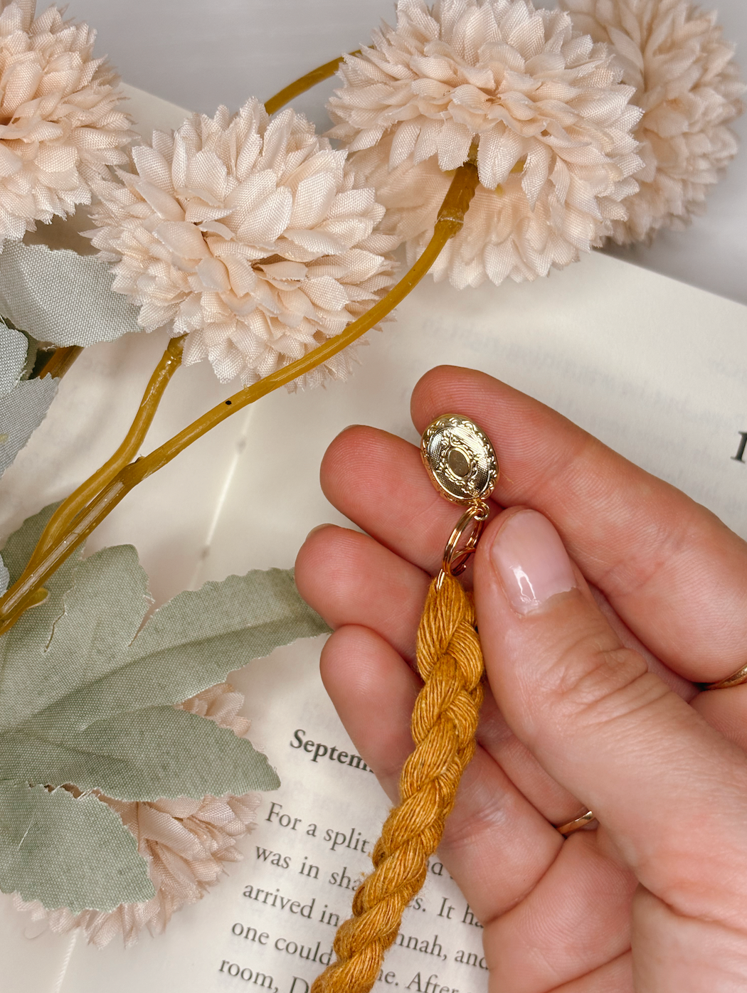 Mini Locket Charm Bookmarks - Mother's Day, Bookish Gifts