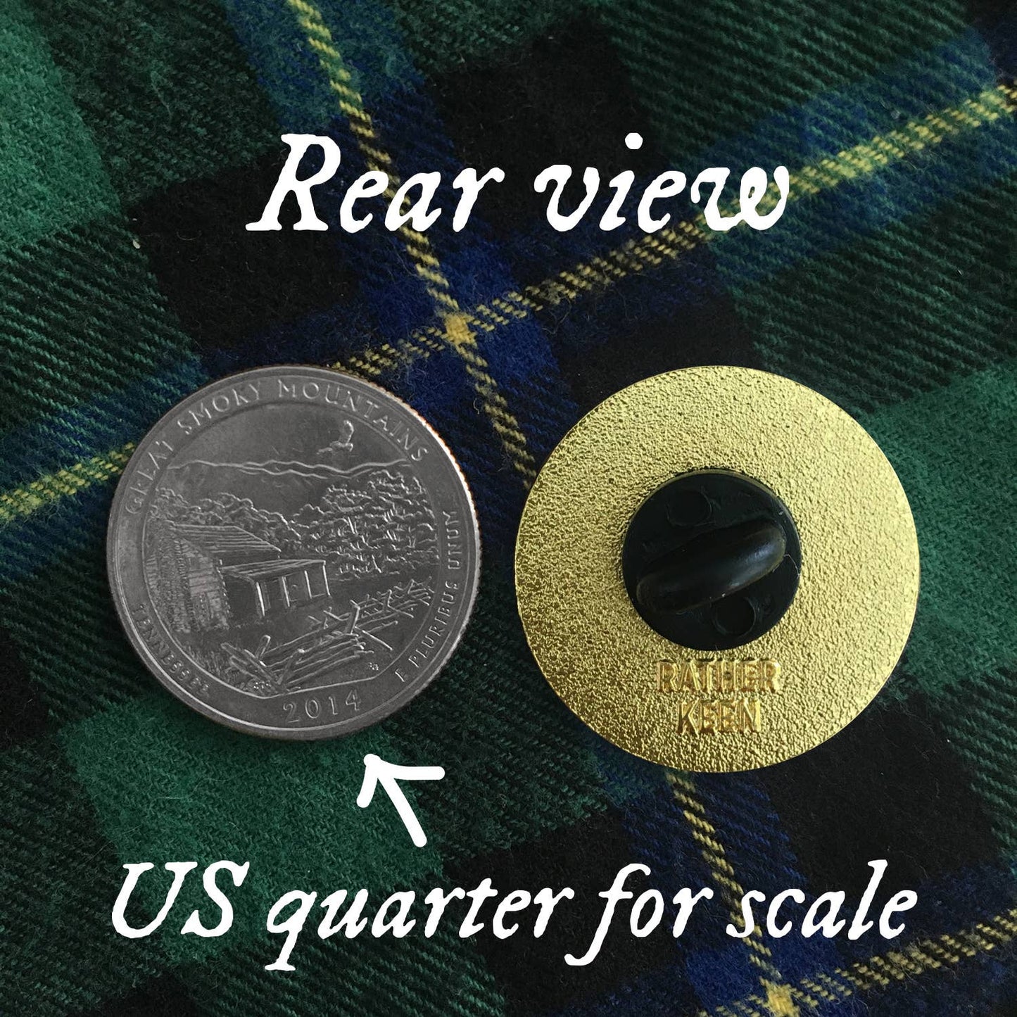 Je Suis Prest - Outlander inspired enamel pin