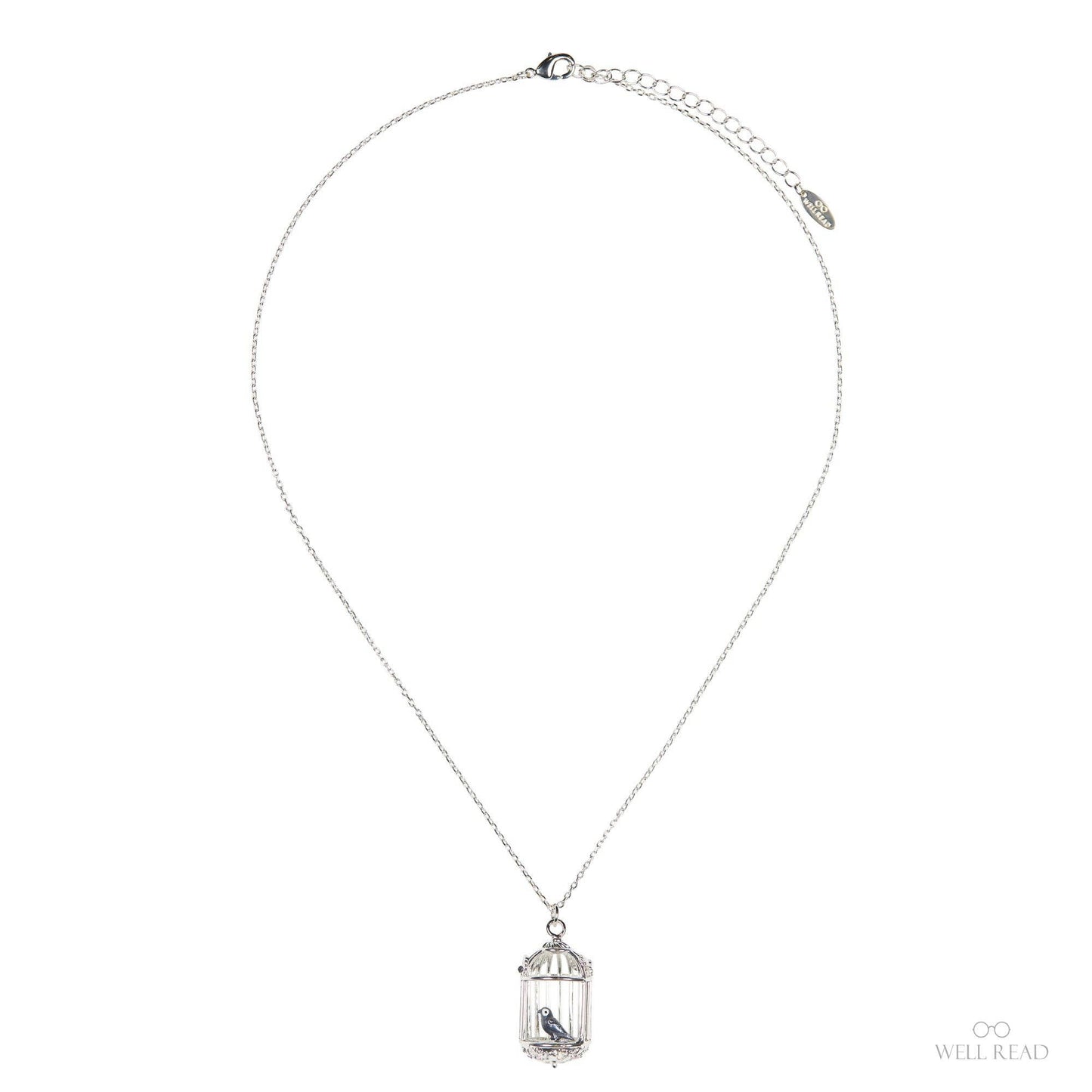 Jane Eyre Silver Bookish Pendant Necklace