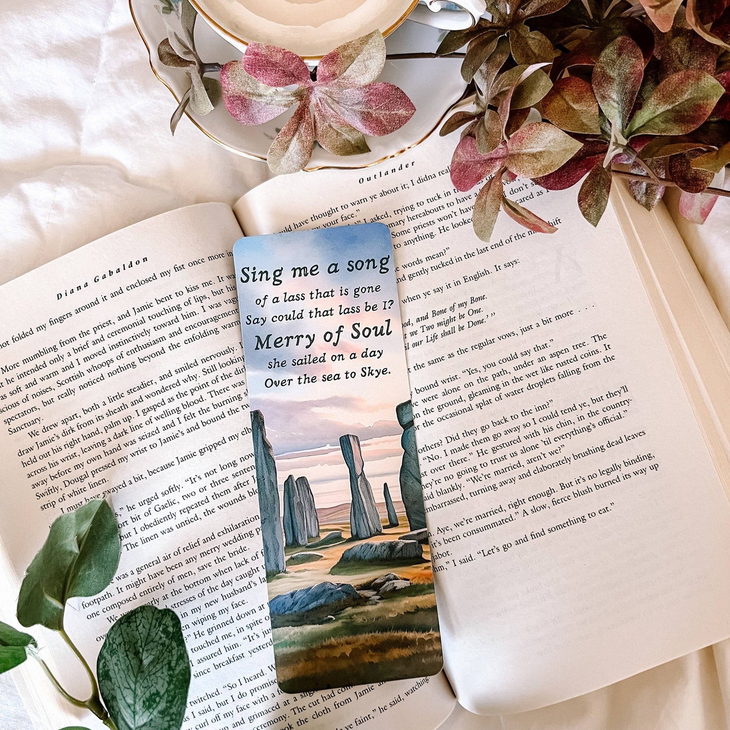 Skye Boat Song Outlander Inspired Bookmark
