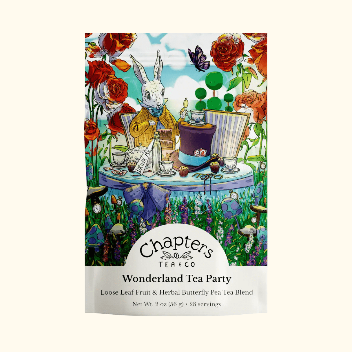 Wonderland Tea Party (Color-Changing Butterfly Pea Fruit Tea) 2oz