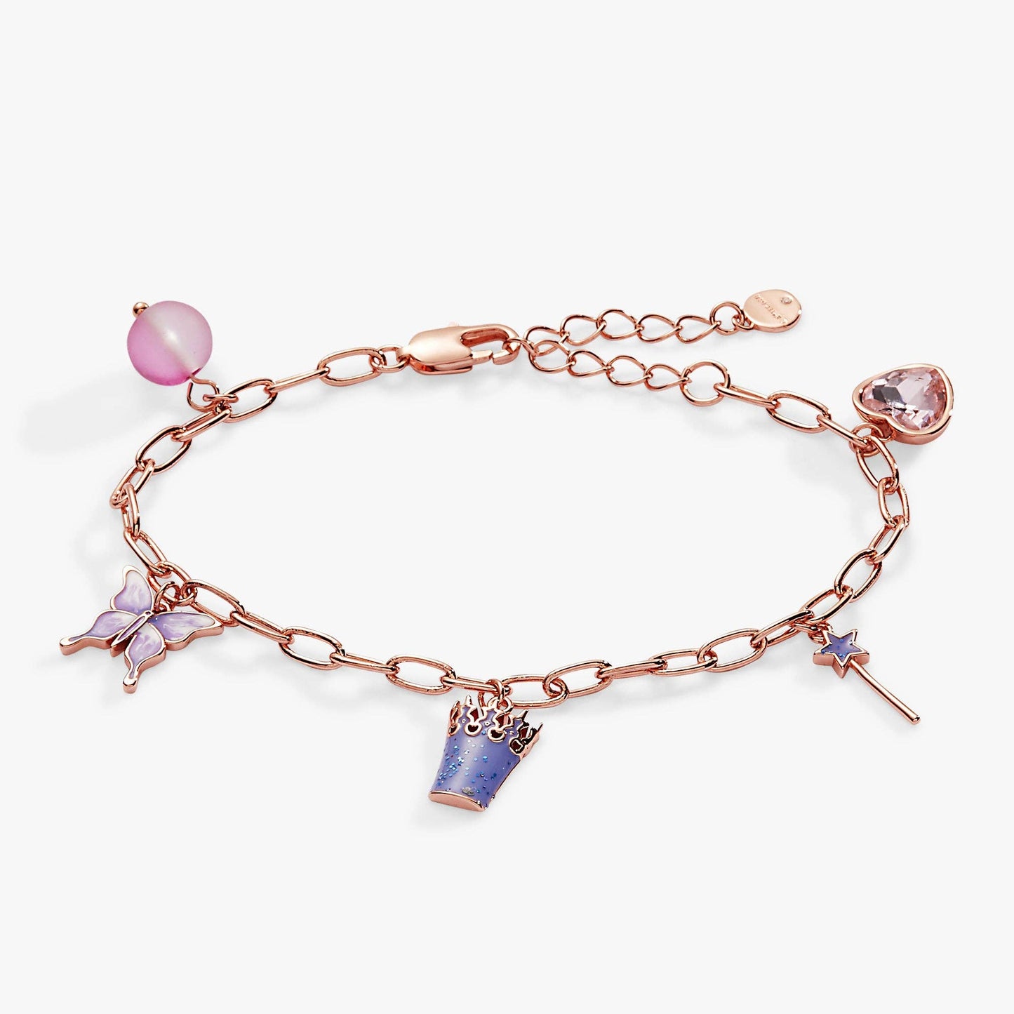 Wizard of Oz™ Good Witch Charm Bracelet: Rose Gold