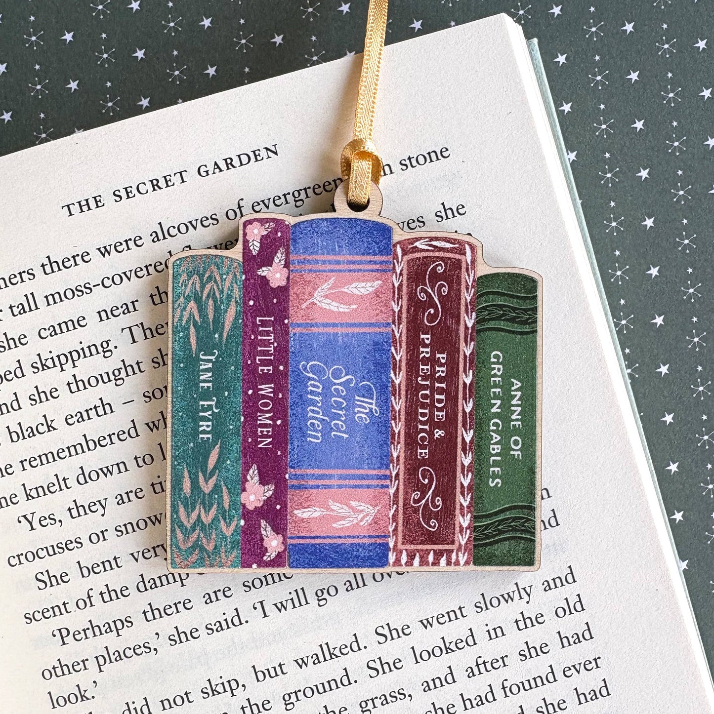 Classic Women Of Literature Book Stack Decoration