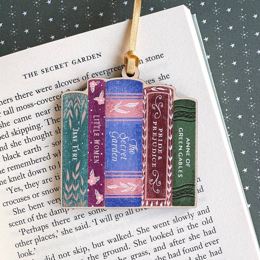 Classic Women Of Literature Book Stack Decoration