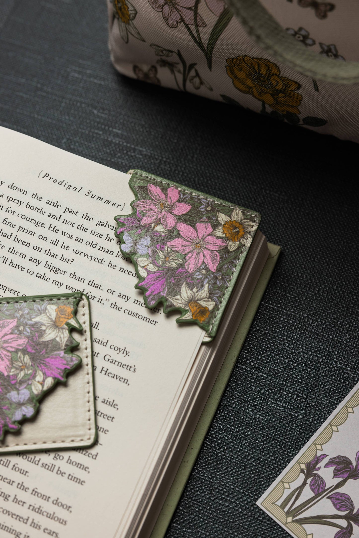 Corner Bookmark Set, Wildflowers