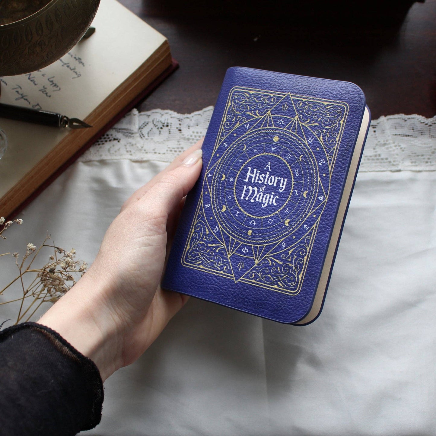 A History of Magic Book Zip Around Purse