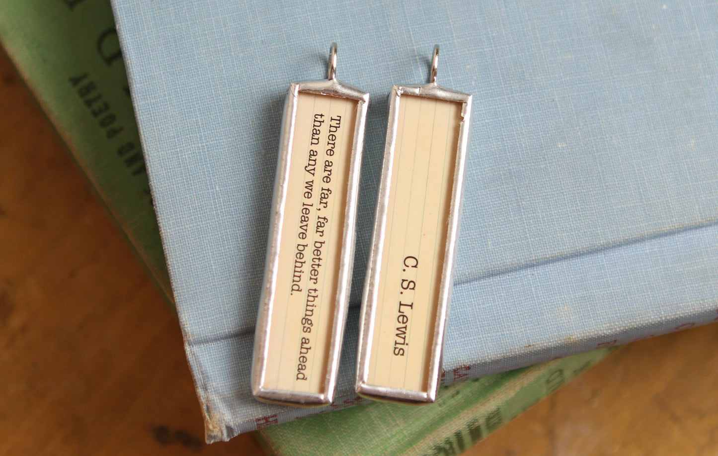 Far Better Things C.S. Lewis Literary Book Charm