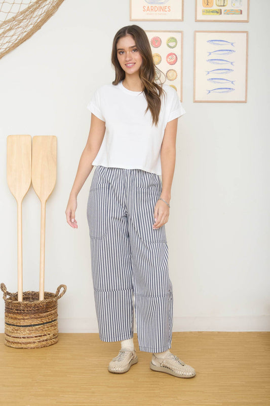 WHITE SHORT SLEEVE BOXY TEE