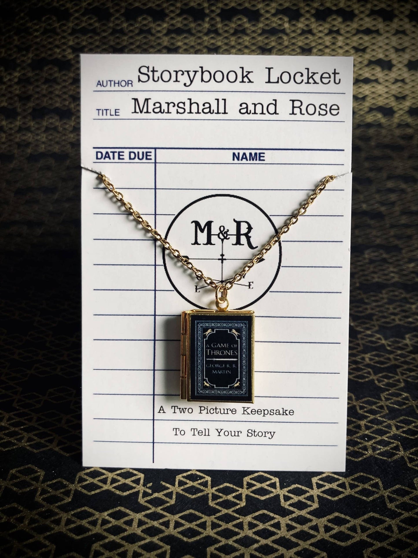 Book Locket Game of Thrones