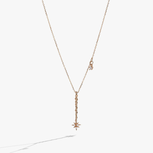 Harry Potter™ Hermione Wand Necklace: 14kt Gold Over Sterling Silver