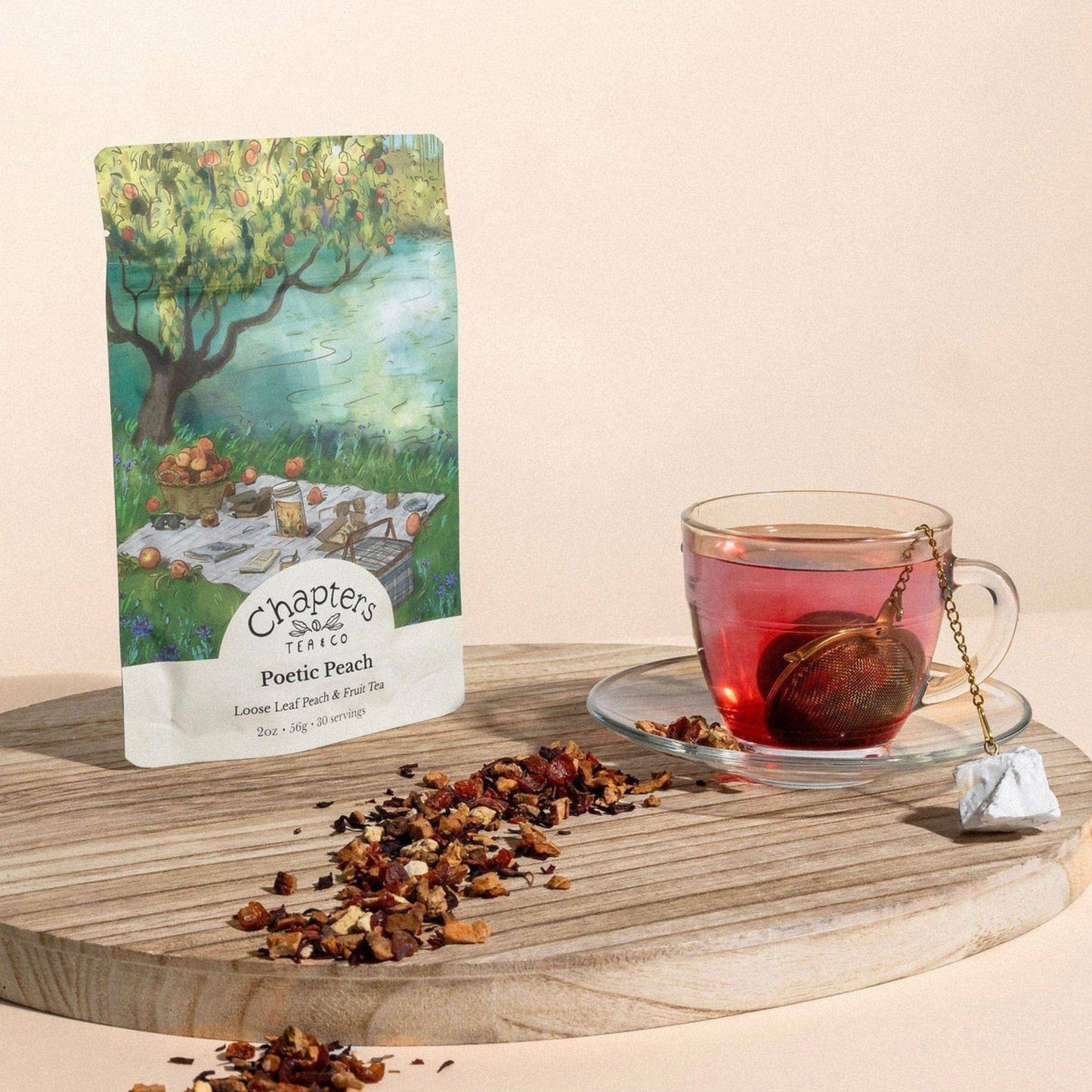 Poetic Peach (Bright Juicy Sweet Fruit Tea) 2oz