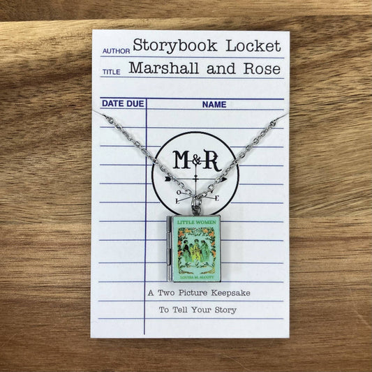 Book Locket Little Women - Wedding Day
