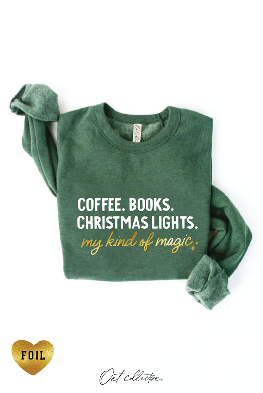 COFFEE BOOKS Graphic Sweatshirt
