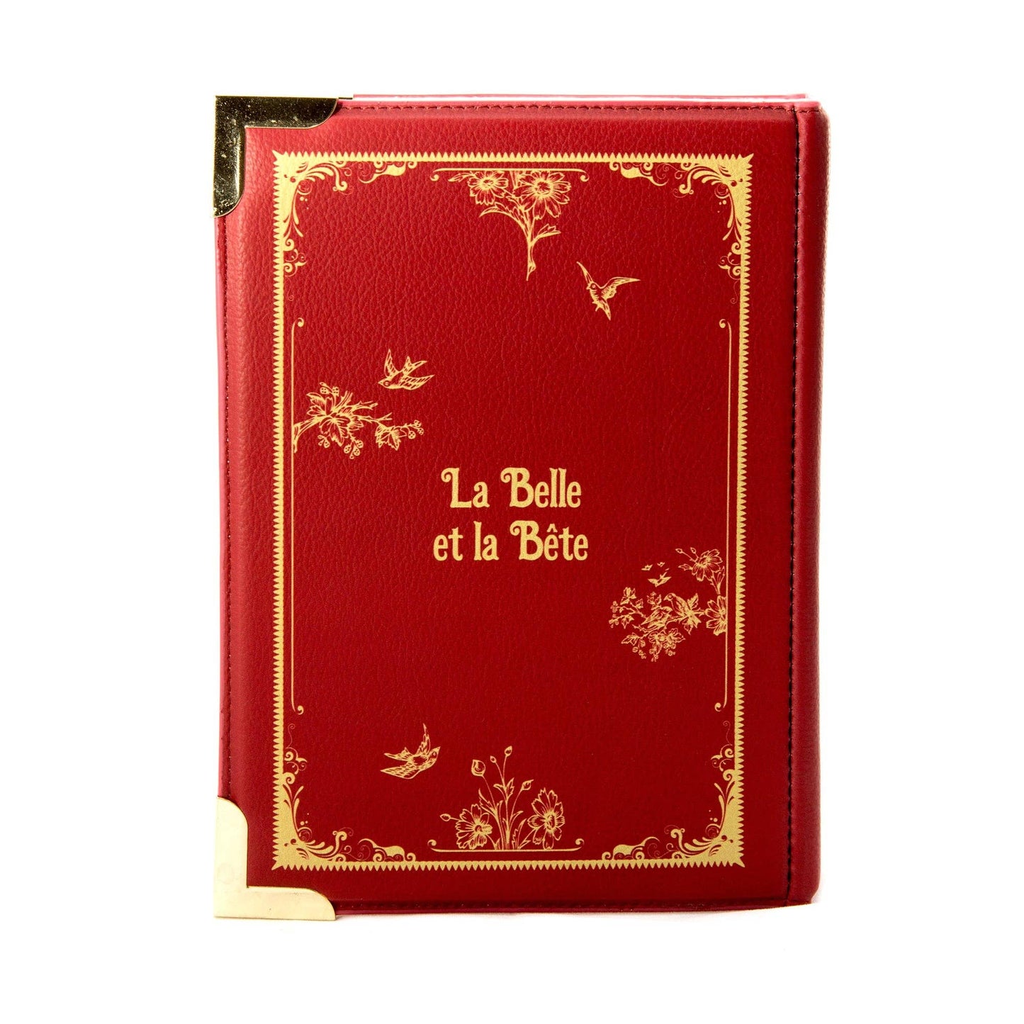 The Beauty and The Beast Book Crossbody Vegan Handbag: Large