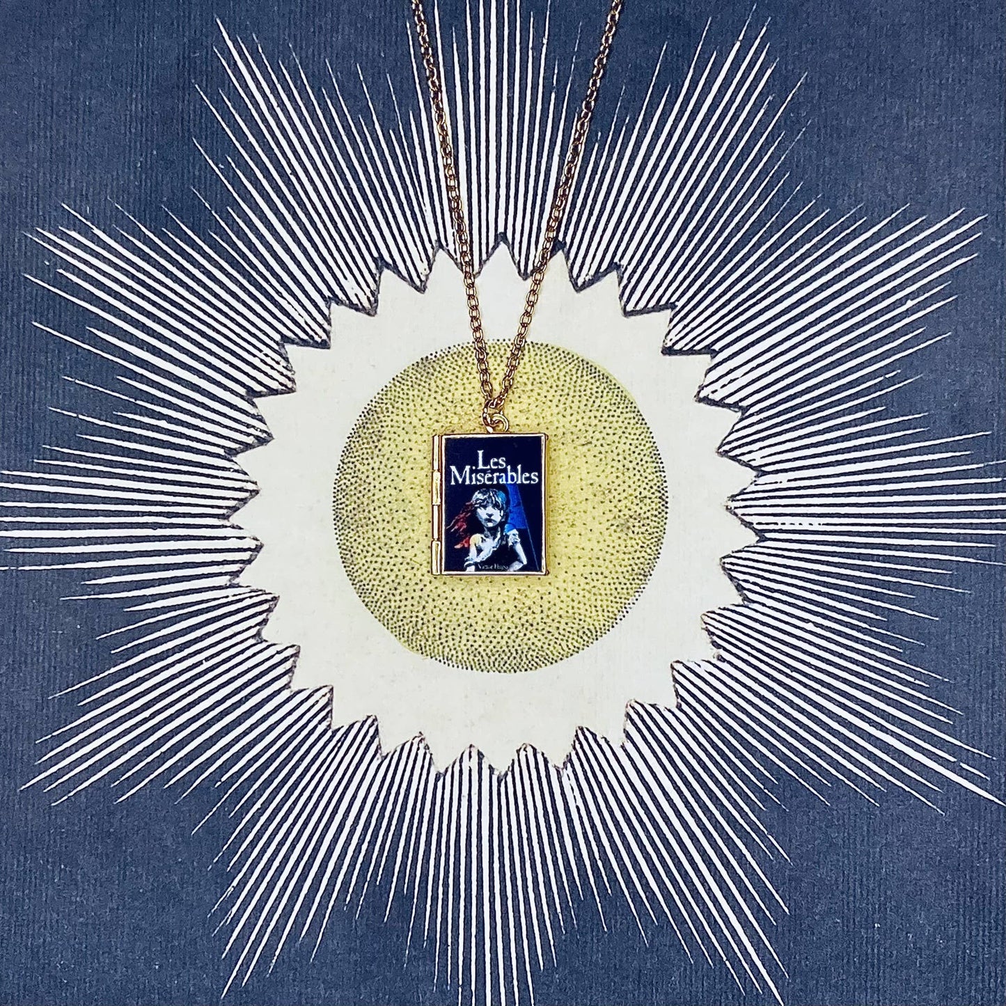 Book Locket Les Miserables