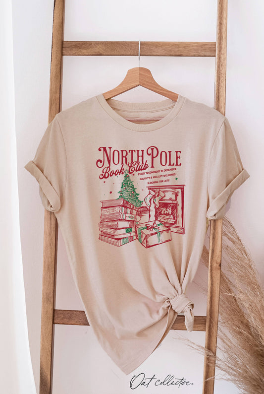 NORTH POLE BOOK CLUB Graphic T-shirt