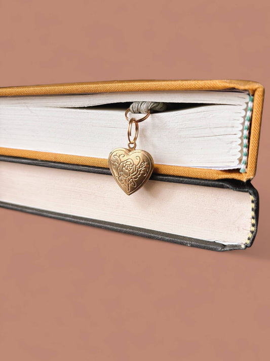 Heart Locket Bookmarks - Mother's Day, Bookish Gift