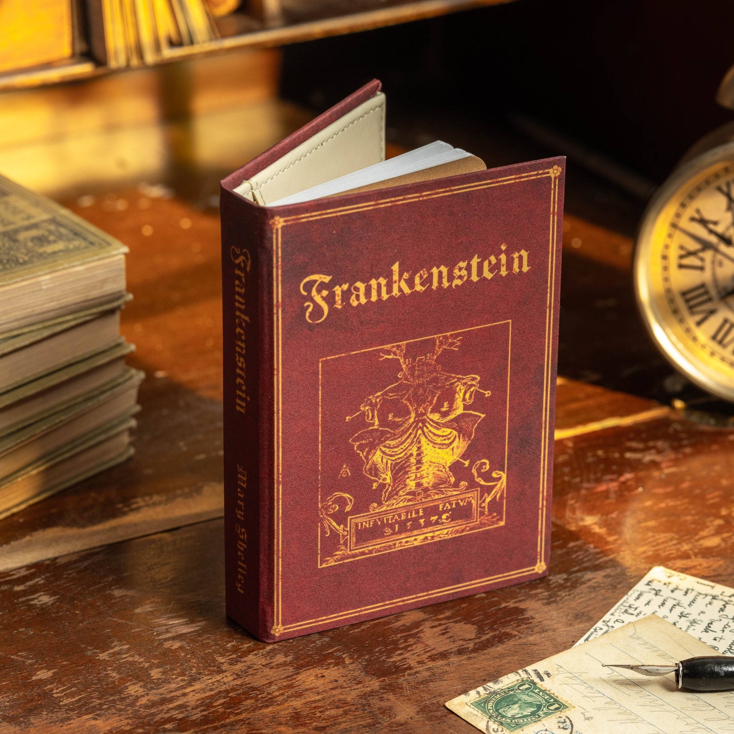 'Frankenstein' by Mary Shelley 1818 Passport/Notebook Wallet