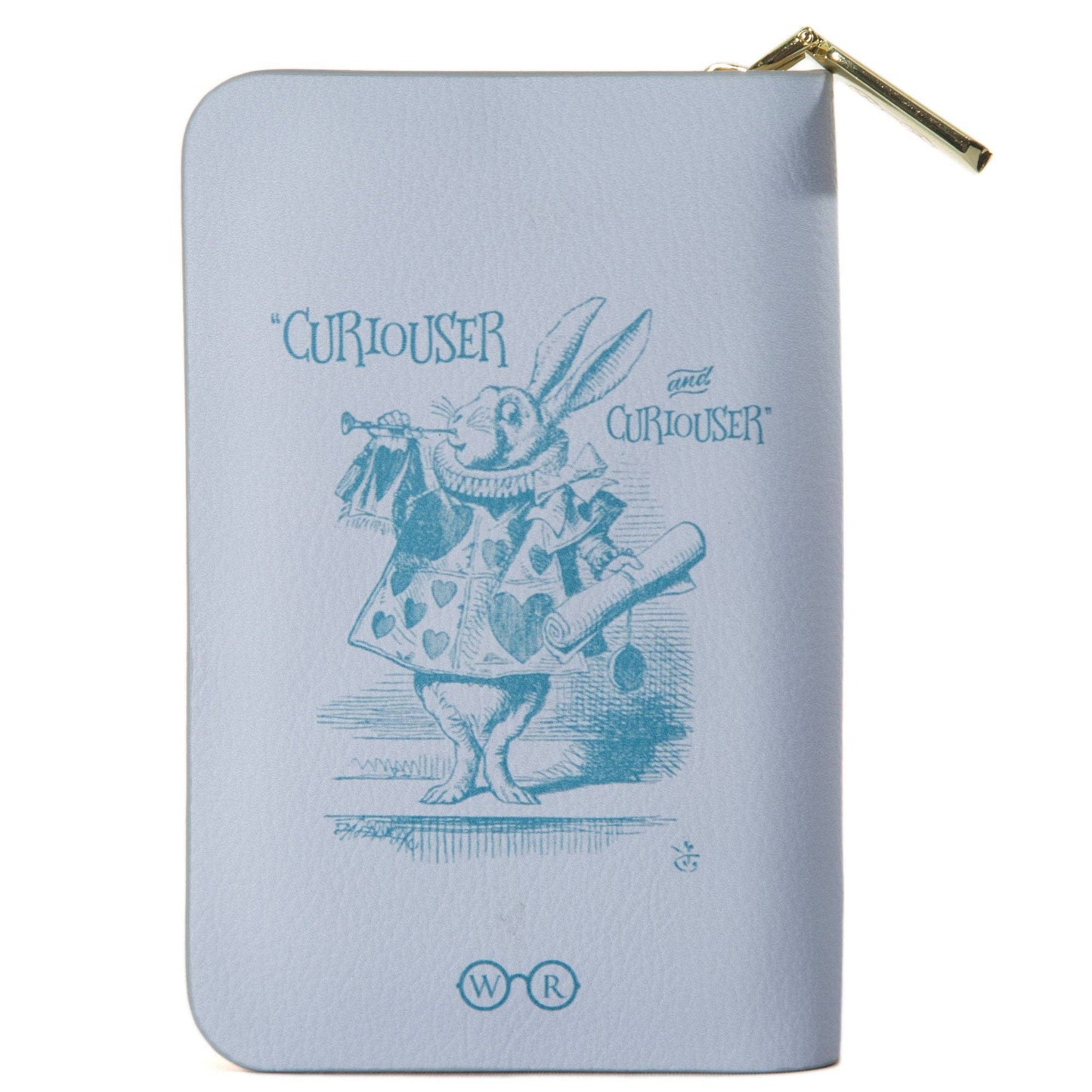 Alice Original Purple Book Zip Around Vegan Purse