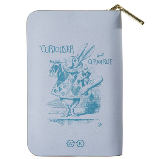 Alice Original Purple Book Zip Around Vegan Purse