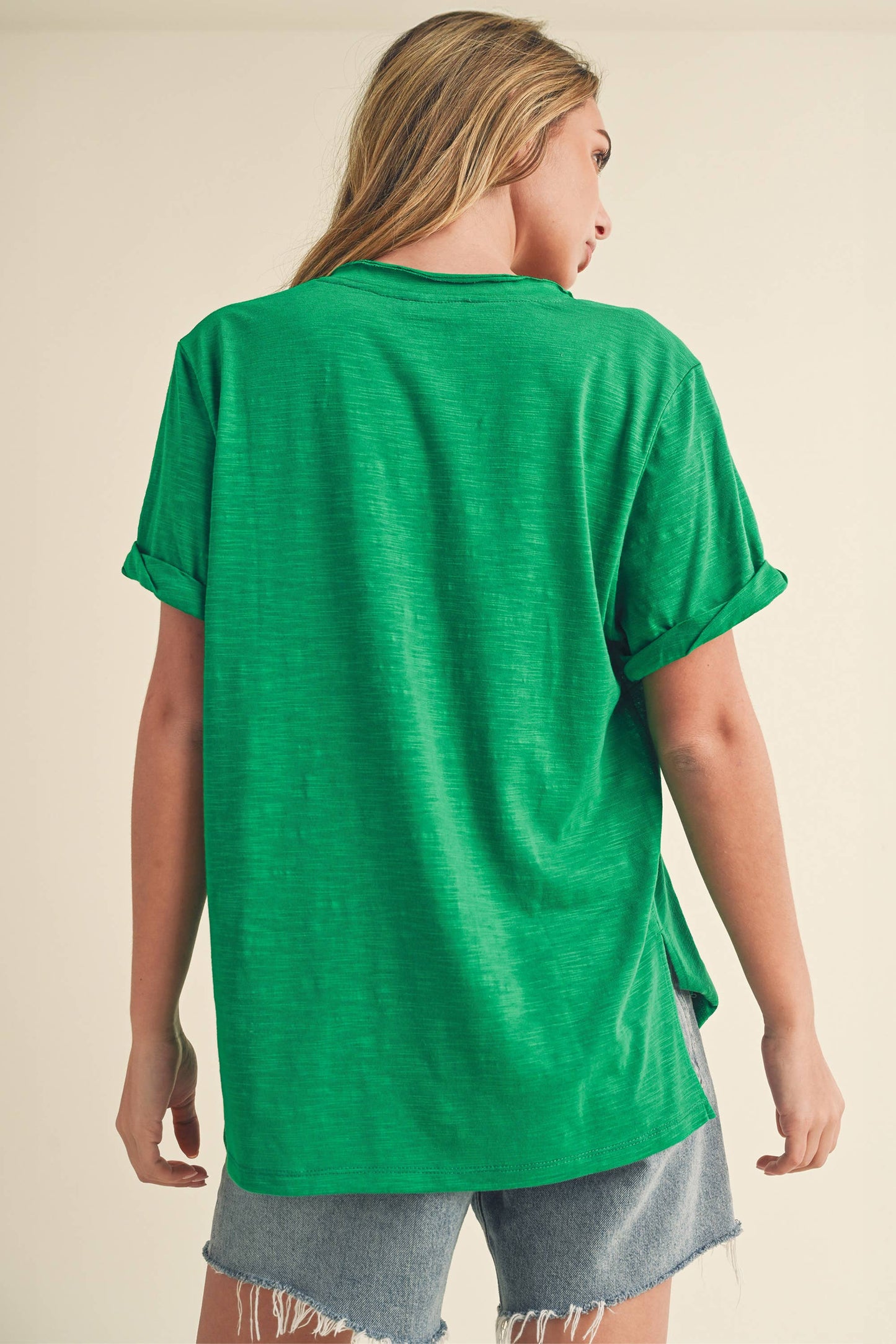 V-Neck Short Sleeve Top