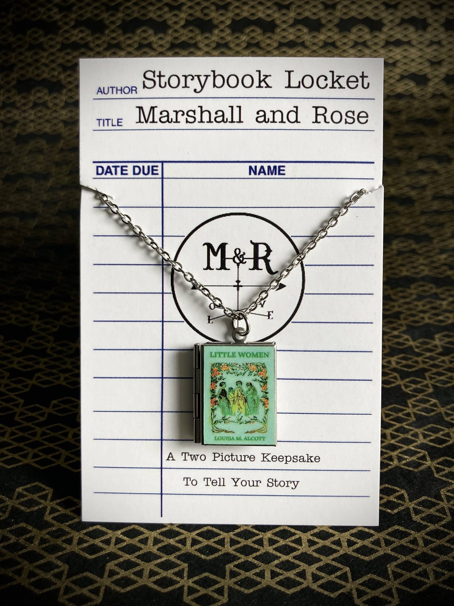 Book Locket Little Women - Wedding Day