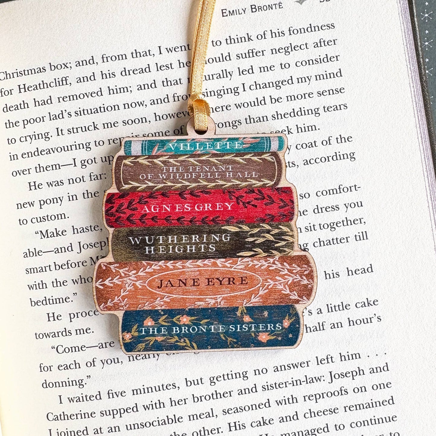 Bronte Sisters Book Stack Decoration