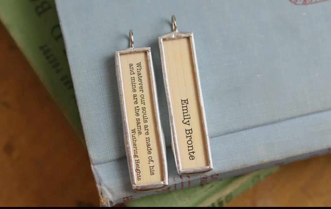 Book Quote Charms