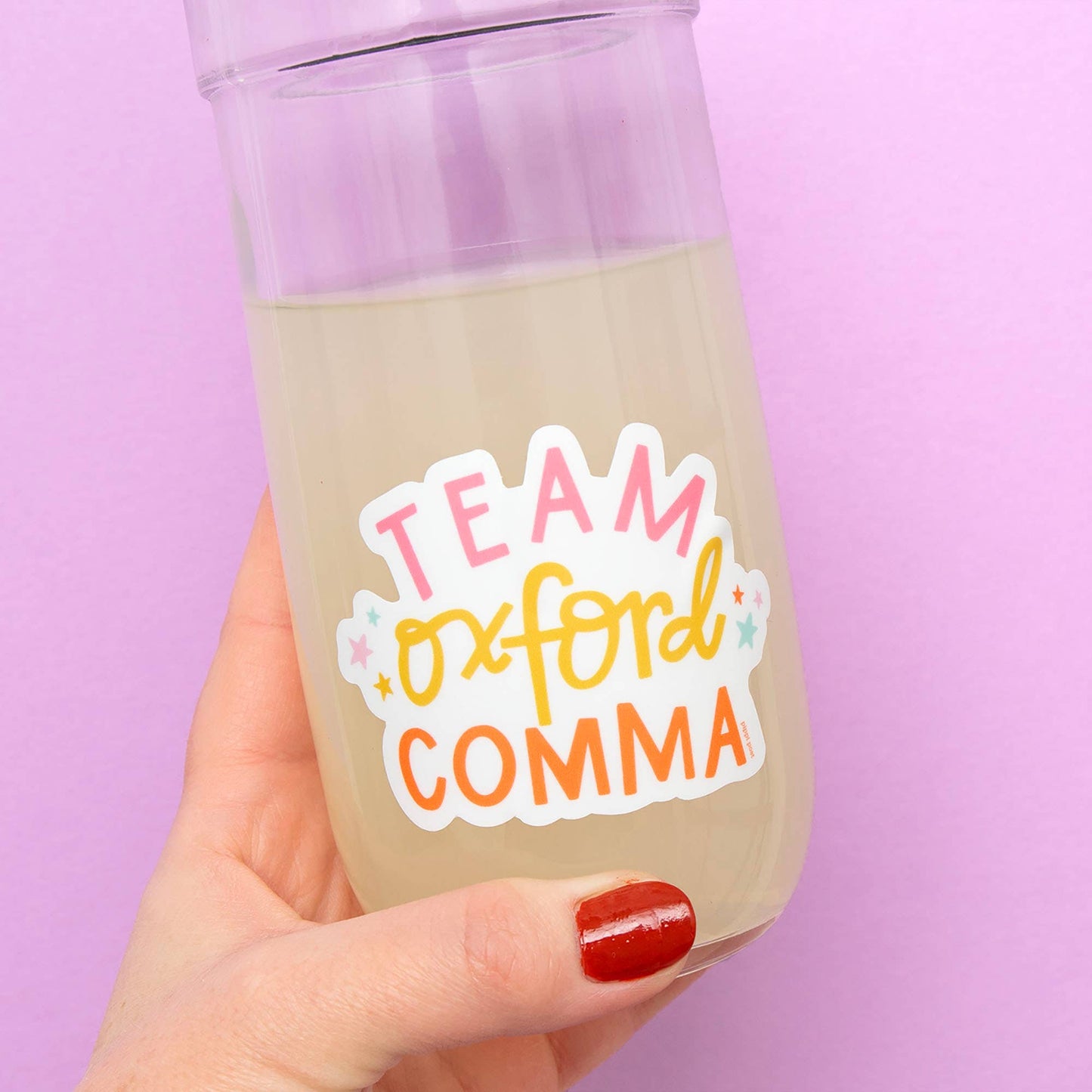 Team Oxford Comma Decal Sticker
