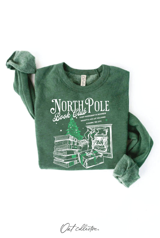 NORTH POLE BOOK CLUB Graphic Sweatshirt