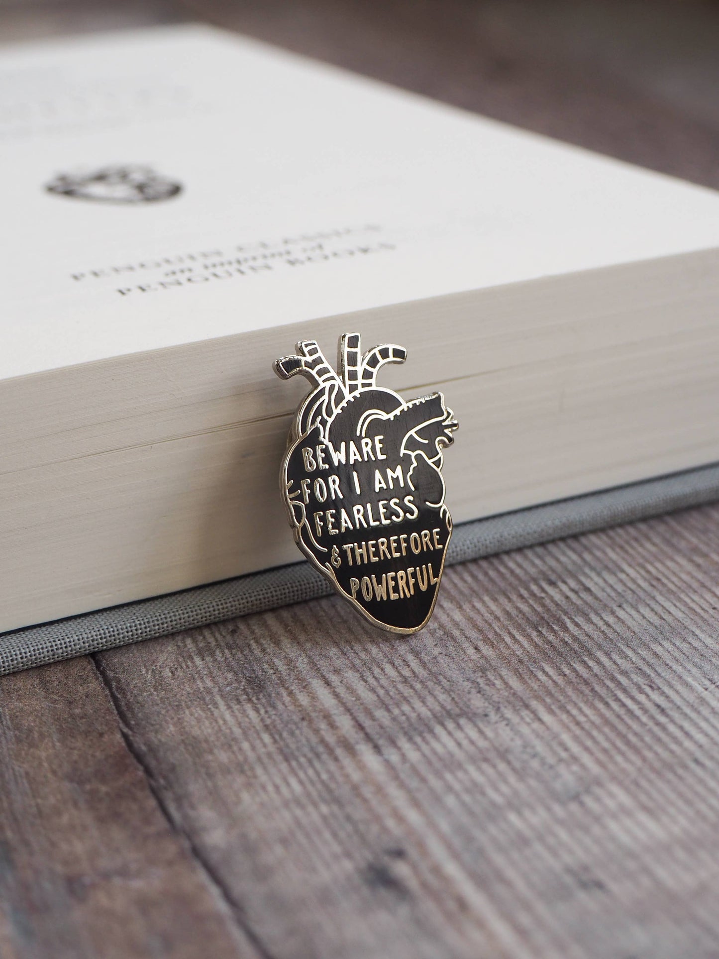 Frankenstein Anatomical Heart Pin Badge - Gothic Collection