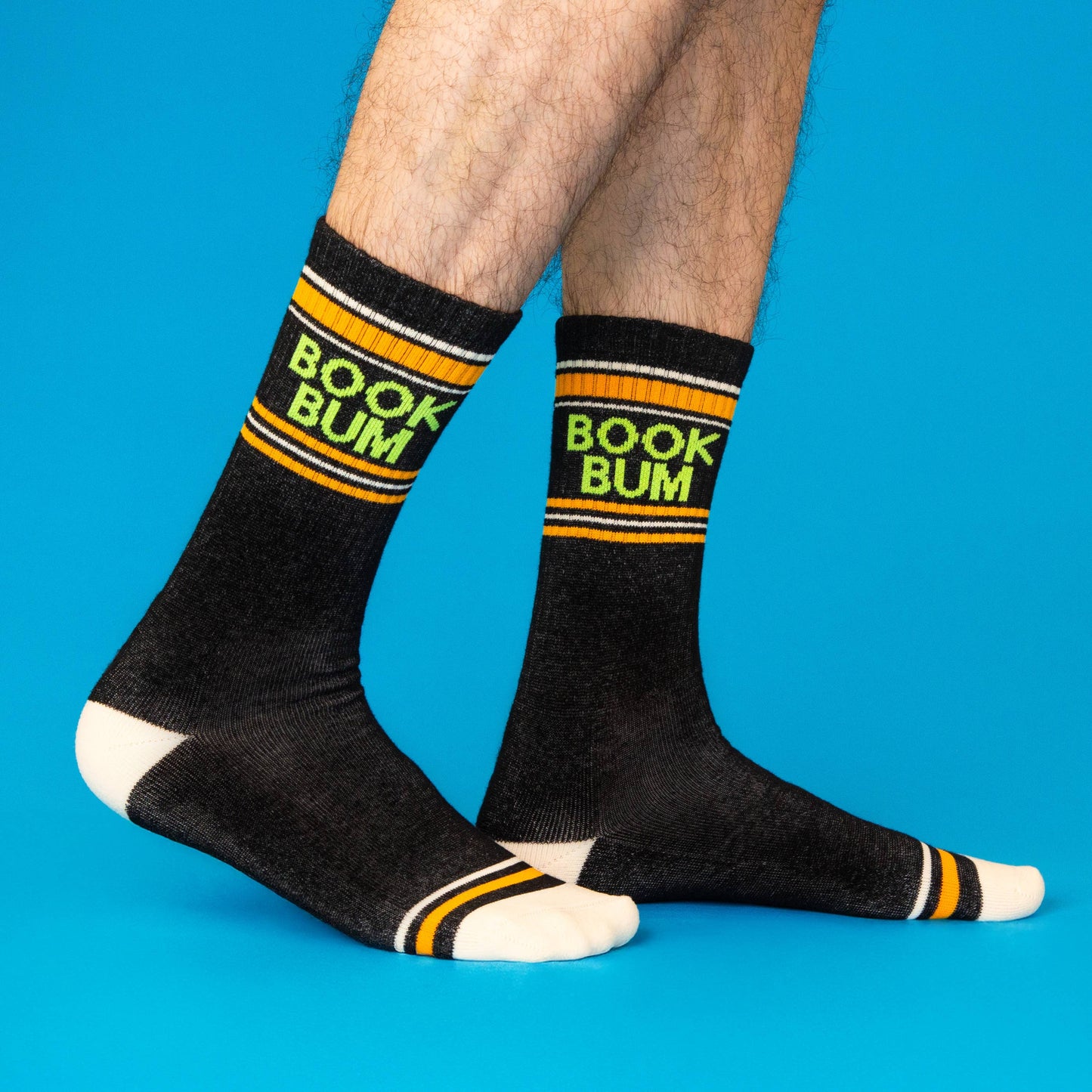 Book Bum Gym Crew Socks
