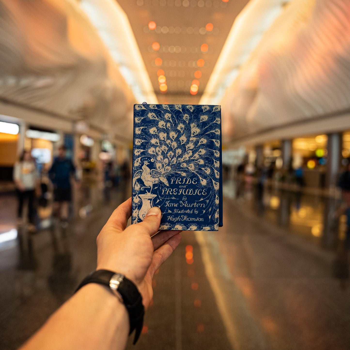 'Pride & Prejudice' (Peacock Edition) by Jane Austen 1813 Passport/Notebook Wallet