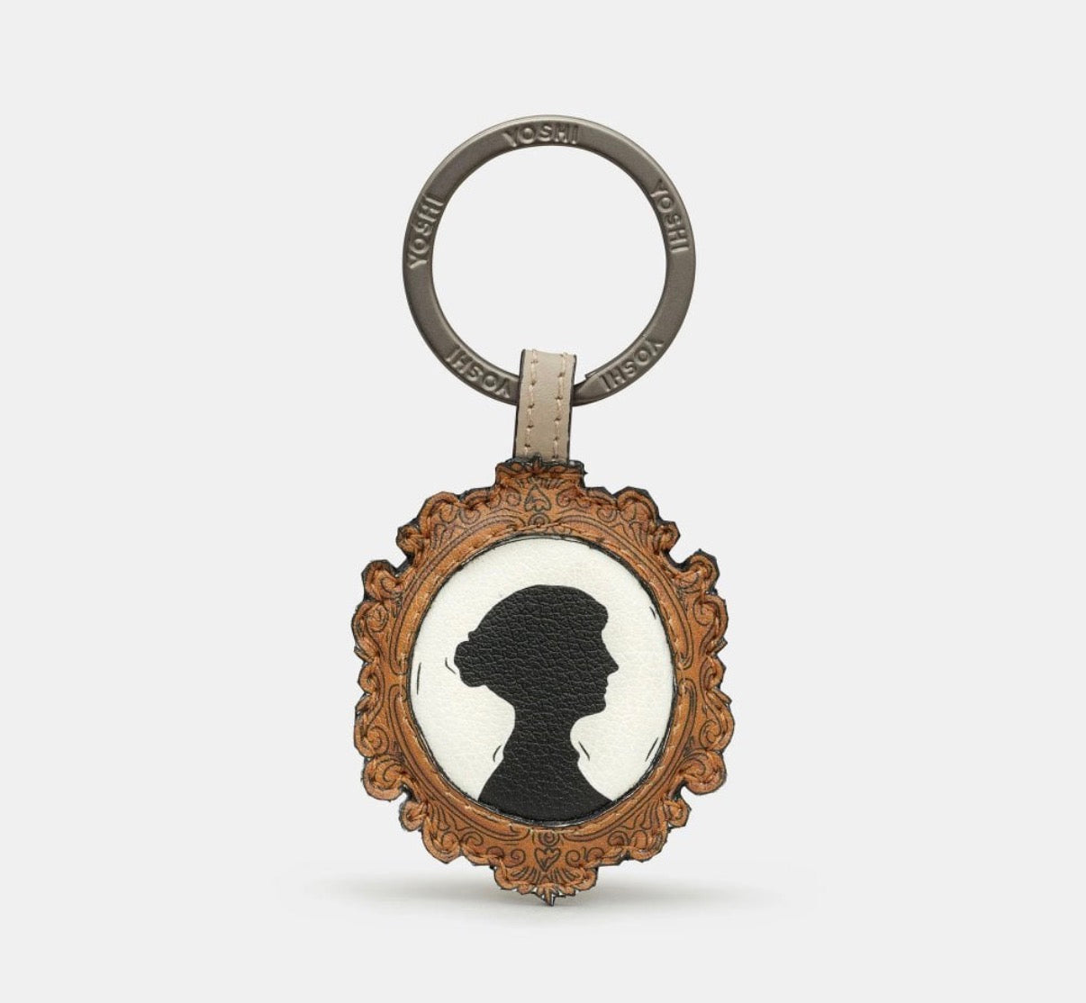 Jane Austen Leather Keyring