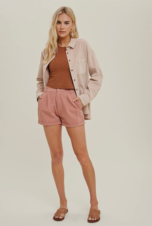 Ribbed Tank with Built-in Bra