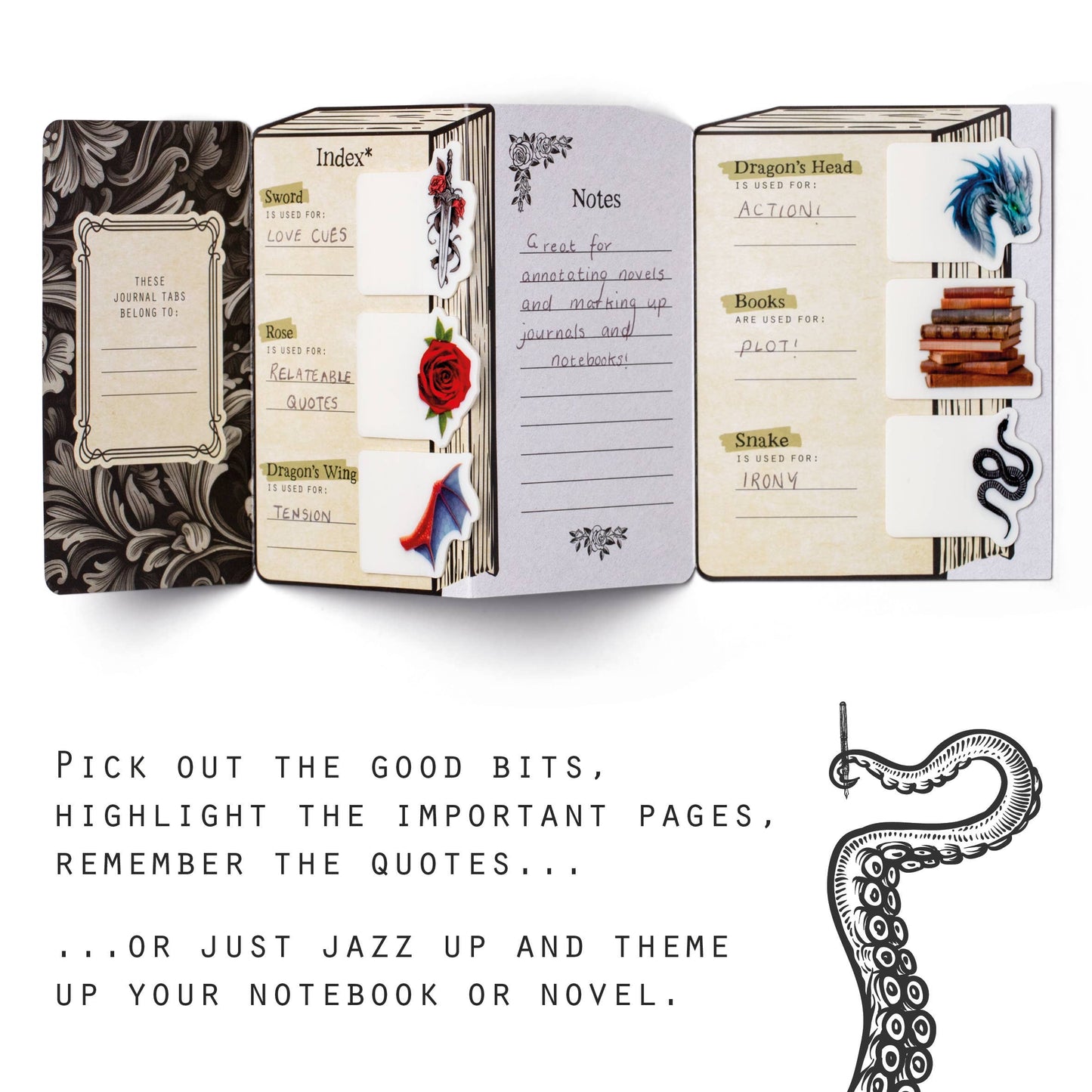 Eclectionery Journal Tabs: Fantasy
