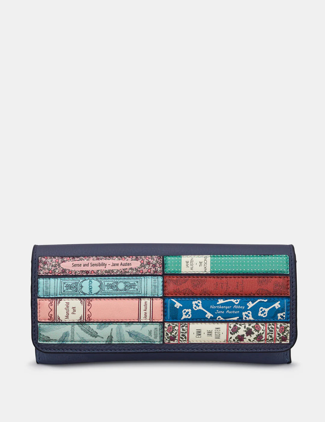Leather Bookstack Eyeglasses Case