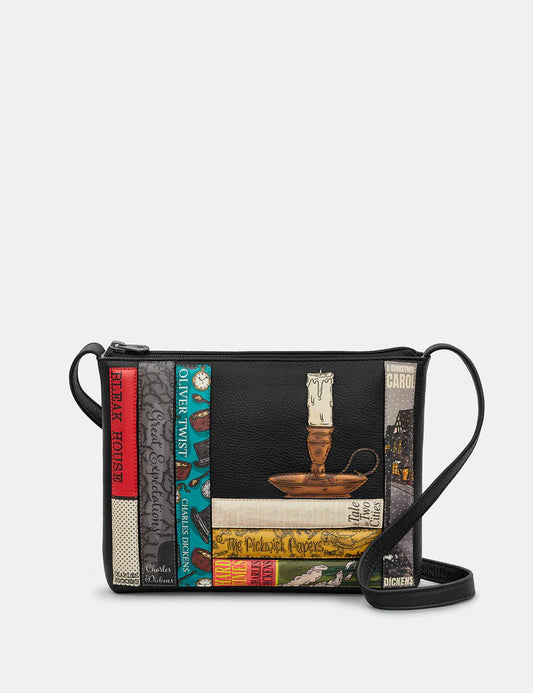 Bookworm Crossbody Leather Bag