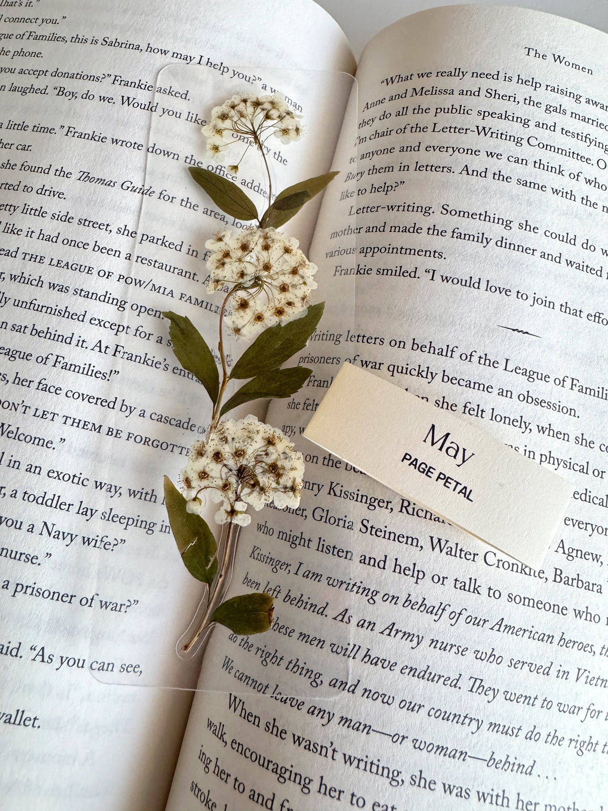 May Lily of the Valley Bookmark | Birth Month Flower Gift