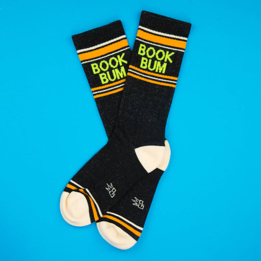 Book Bum Gym Crew Socks