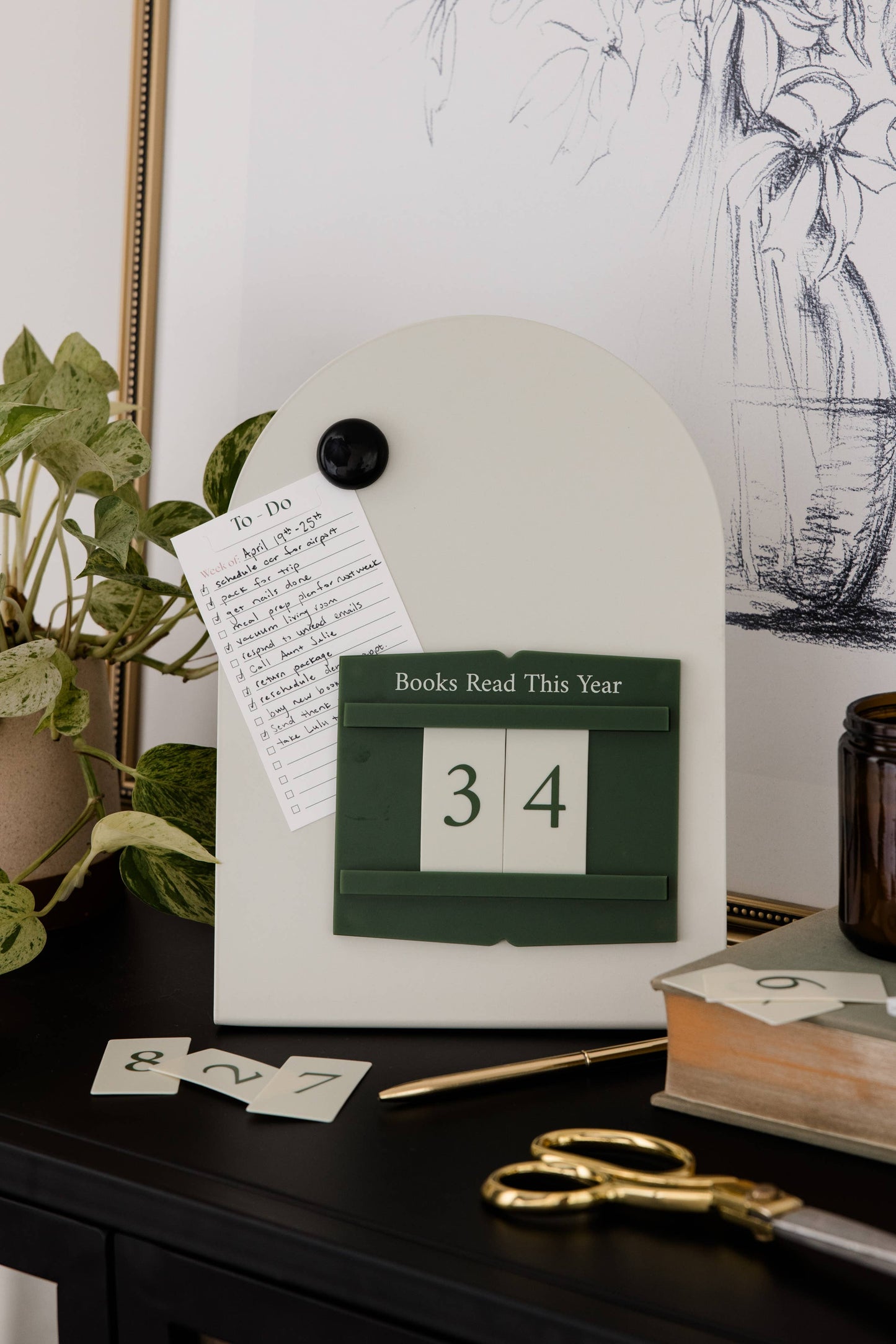 Book Tracker Magnet