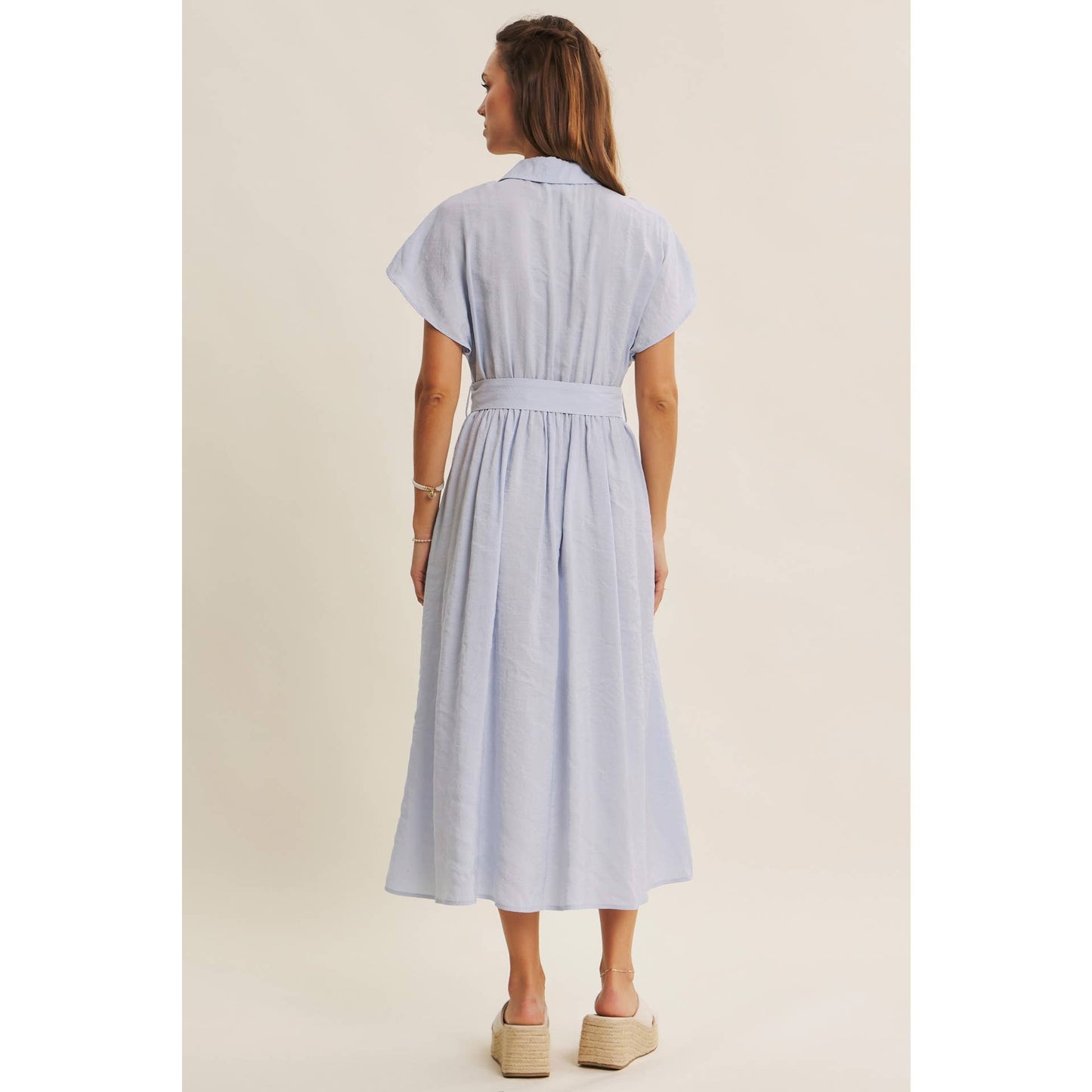 PICNIC PERFECT MIDI DRESS WITH BELT