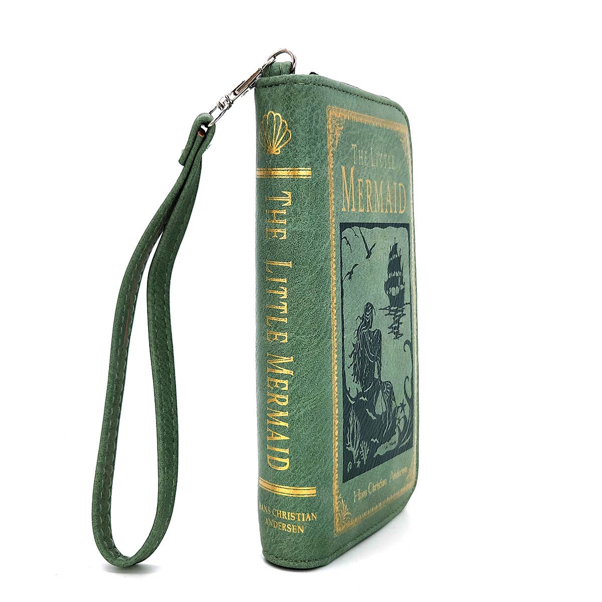 The Little Mermaid Book Wallet: Green