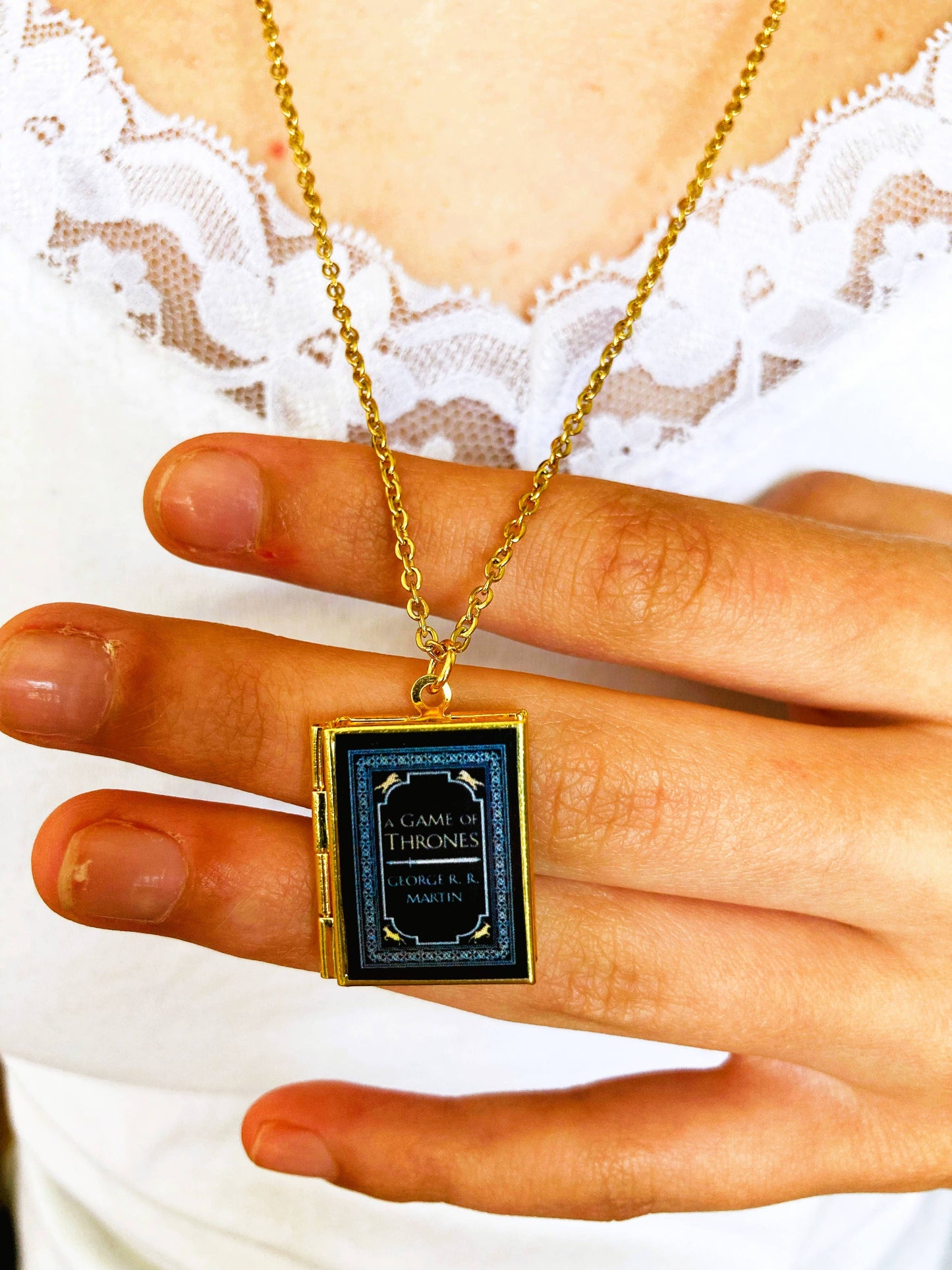 Book Locket Game of Thrones