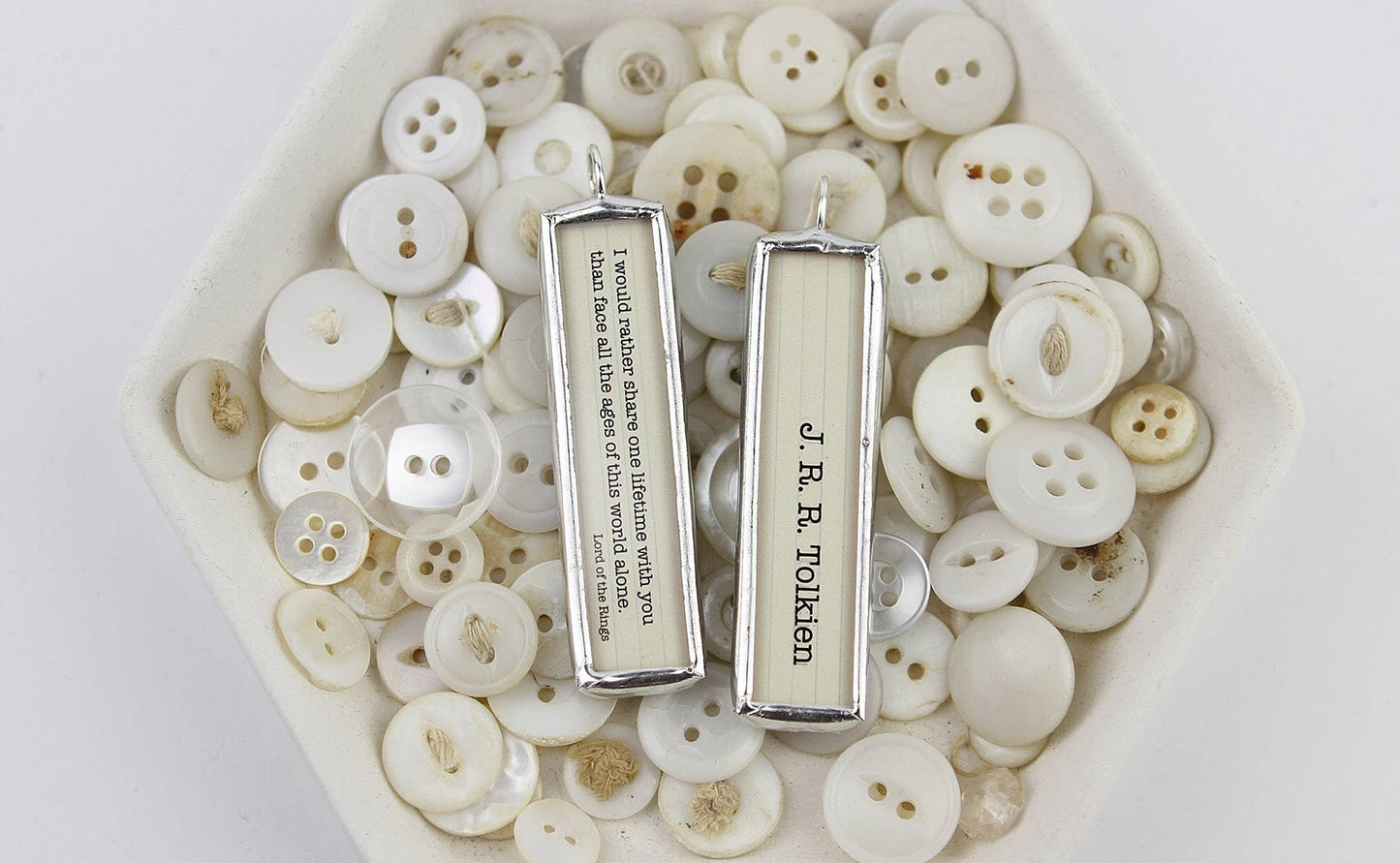 One Lifetime Lord of the Rings Literary Book Charm Necklace