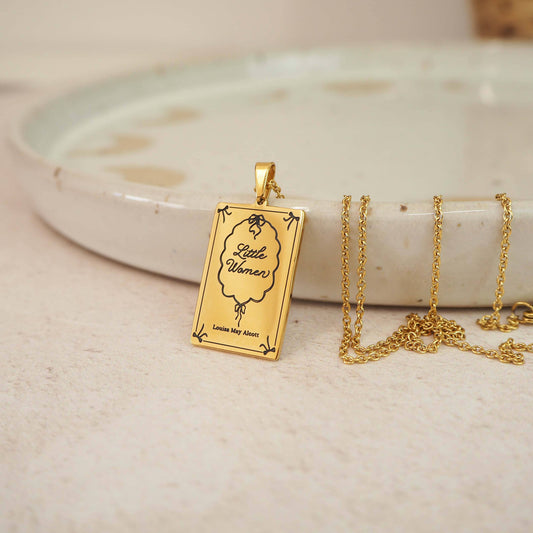 Little Women Book Necklace