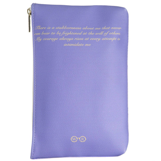Pride and Prejudice Purple Book Makeup Pouch