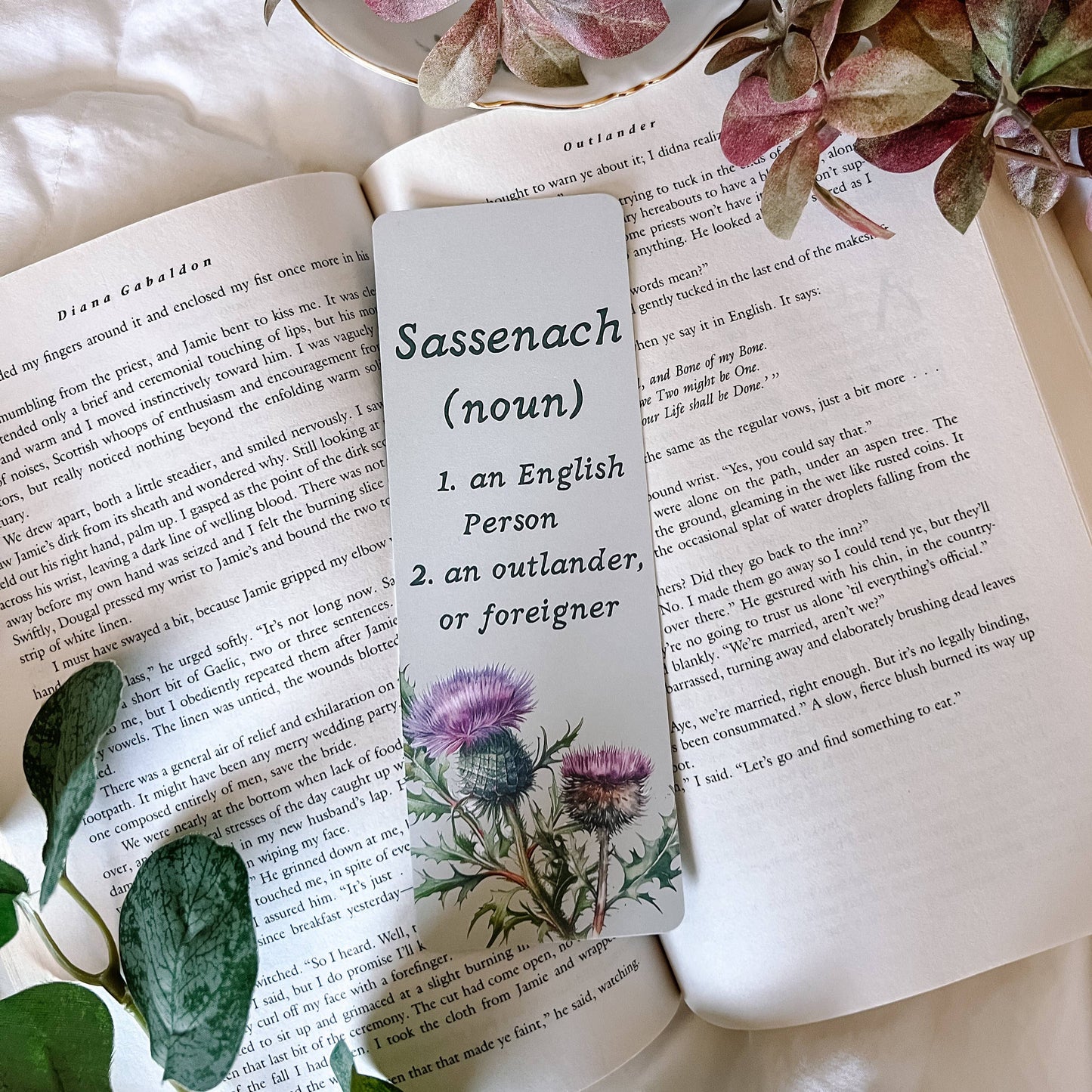Sassenach Outlander Inspired Bookmark
