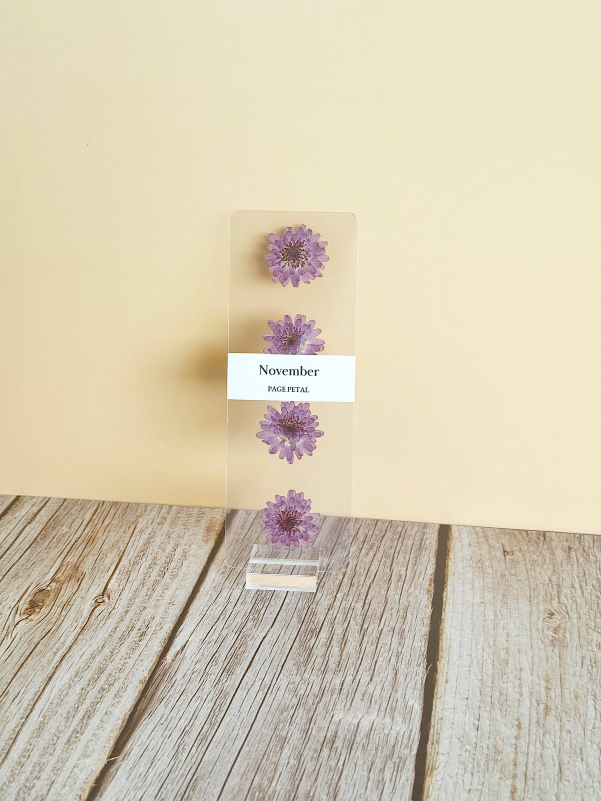 November Chrysanthemum Bookmark | Birth Month Gift