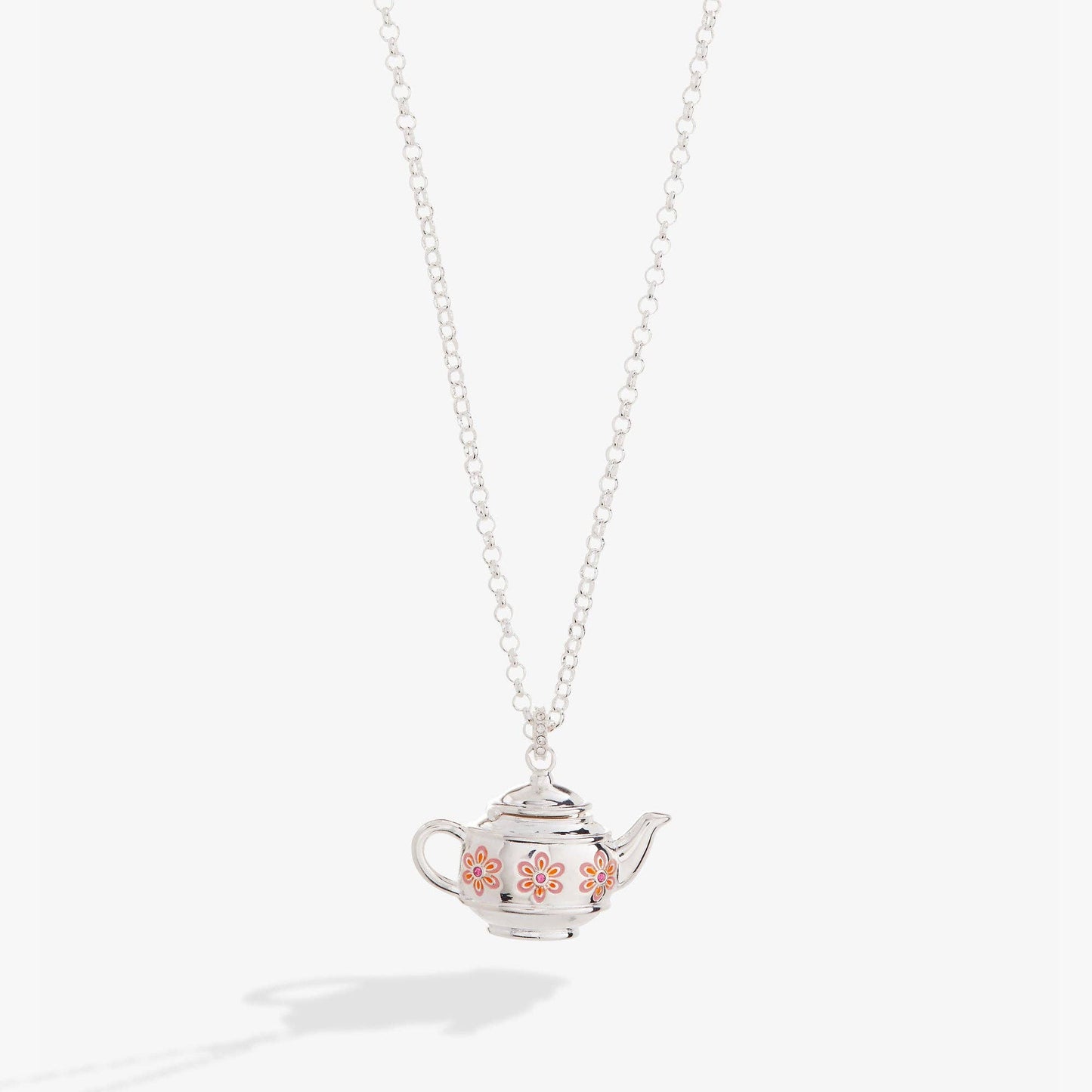 Teapot Locket Necklace Pendant